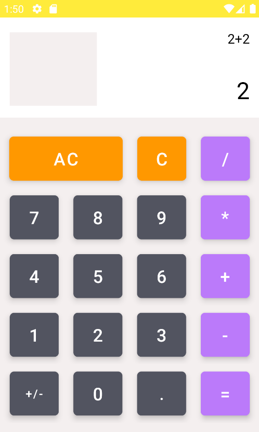 Calculator App Screenshot