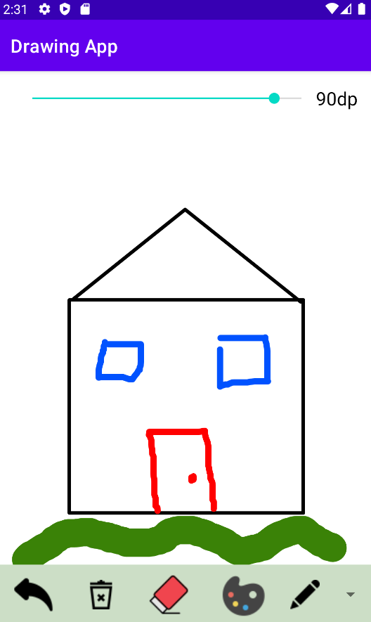 Drawing App Screenshot