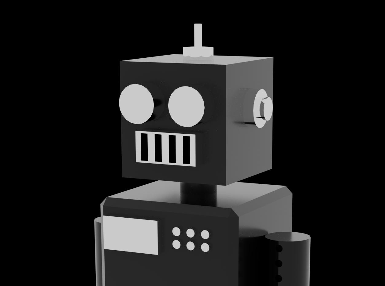 Robot 3D Model Cover