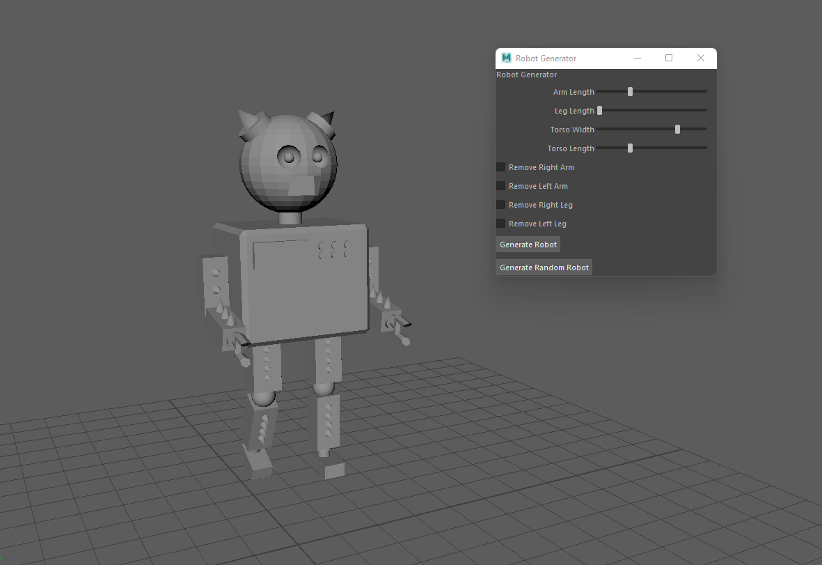 Robot 3D Model Screenshot