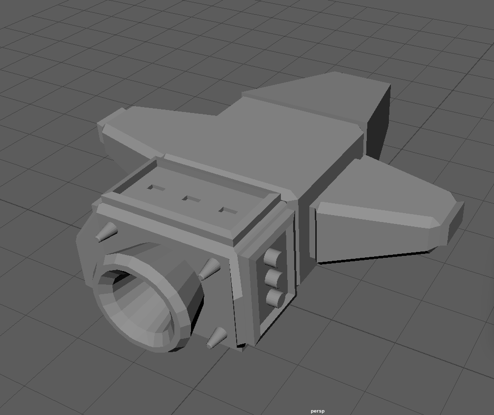 Spaceship 3D Model Cover