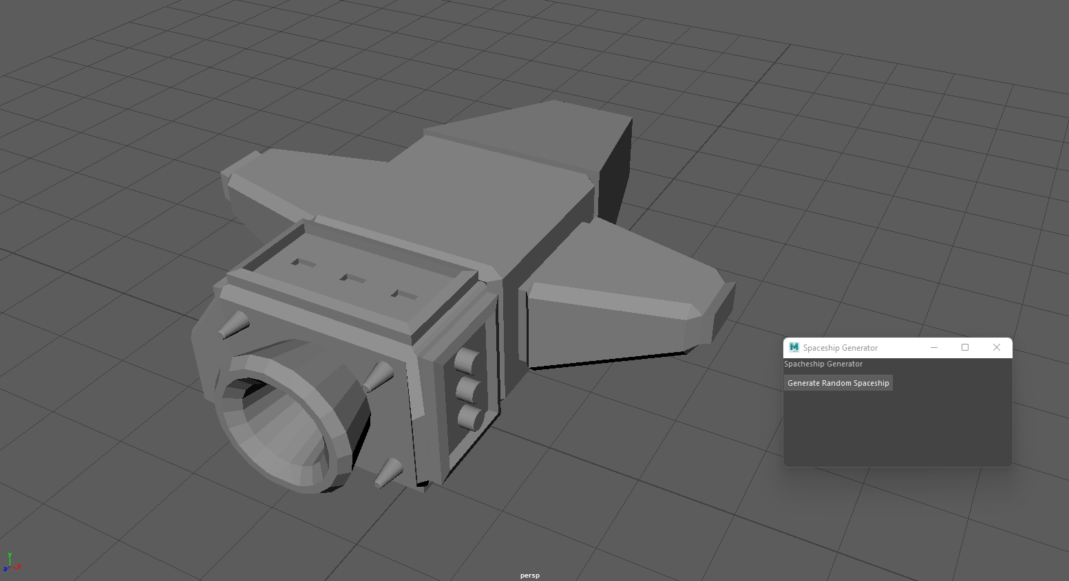 Maya Spaceship Screenshot